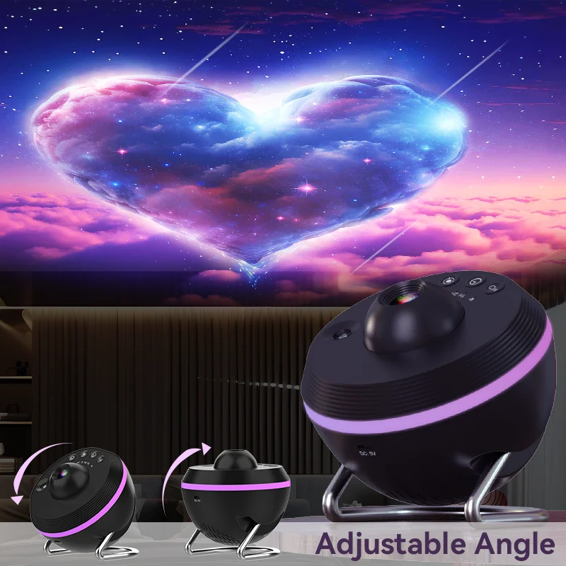 Galaxy Star Projector — 13-in-1 Nebula & Planetarium Night Light, Remote Control
